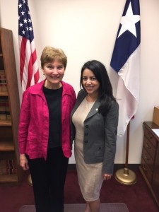 pictured with Congresswoman Victoria Neave